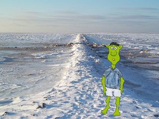 Dorumer Schalk vor Buhne