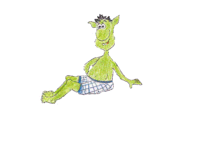 Dorumer Schalk mit Badehose